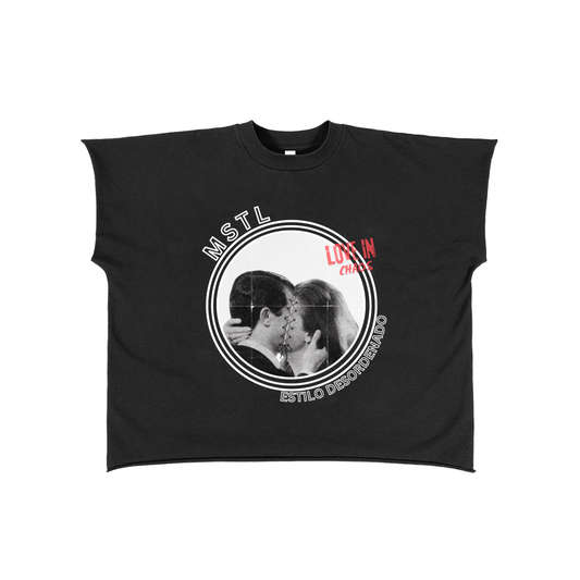 Raw Edge Boxy Non-Shrink T-Shirt