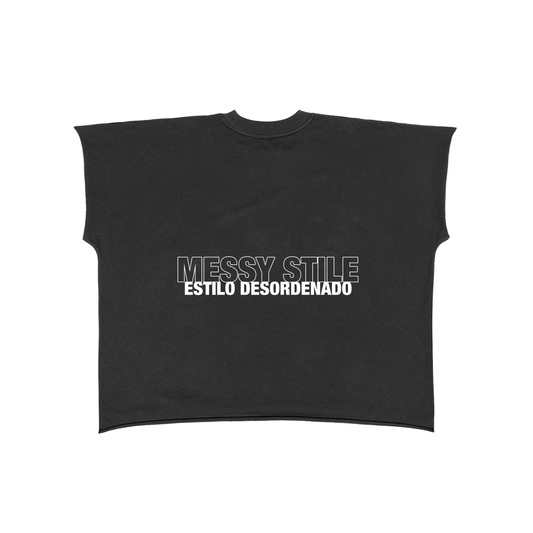 Raw Edge Boxy Non-Shrink T-Shirt