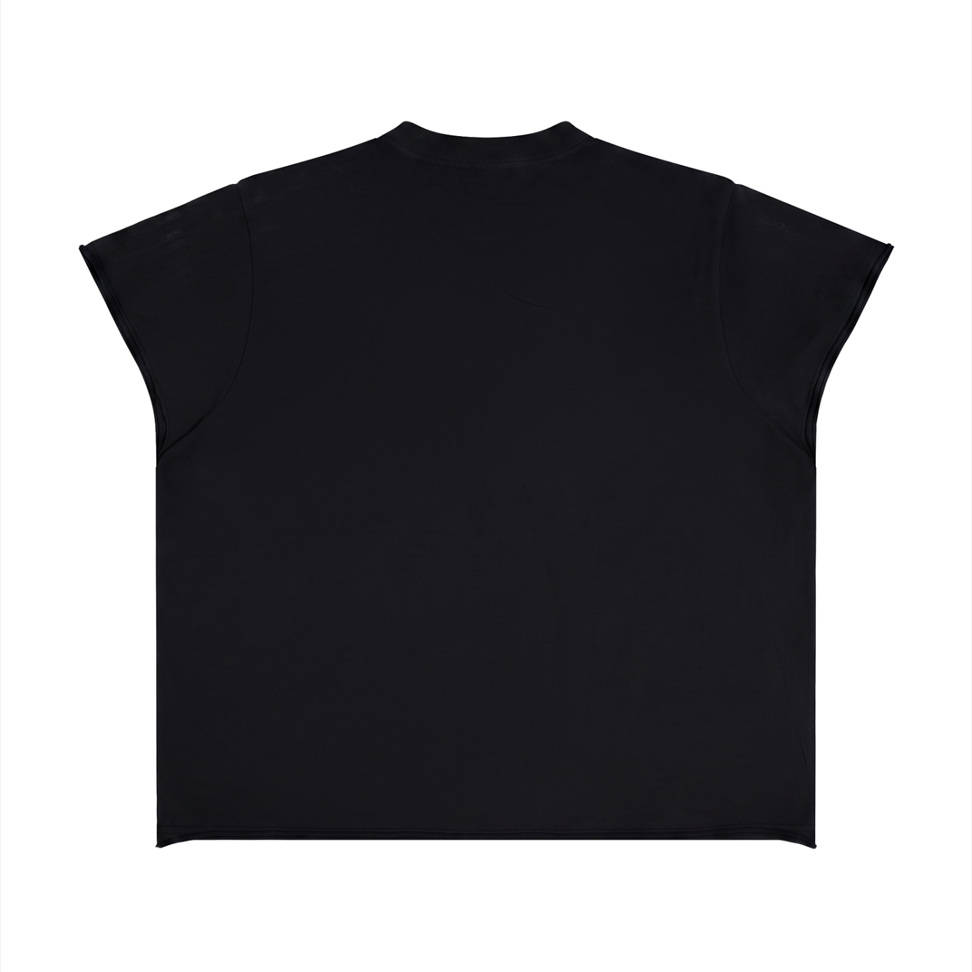 Unisex Boxy Raw Edge T-Shirt