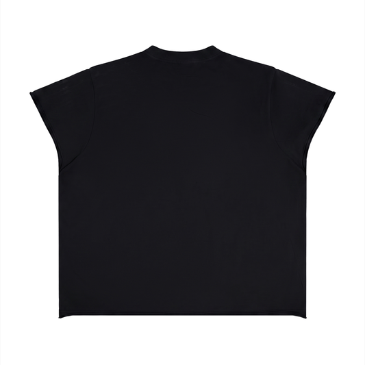 Unisex Boxy Raw Edge T-Shirt